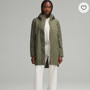 RAIN REBEL JACKET, size 8, medium olive